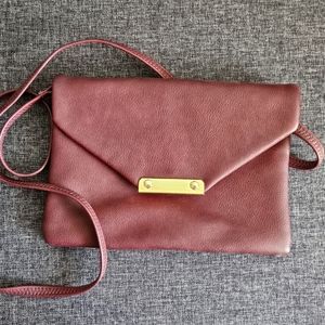 Francesca's collection purse- deep red/burgondy